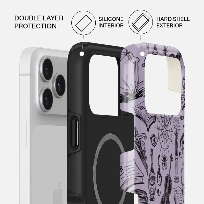 BURGA Burga iPhone 17 Pro Academy Premium Case Compatible with Hybrid Dual-Layer Hard Shell + Silicone Protection - Scratch-Resistant Shockproof Mobile Cover